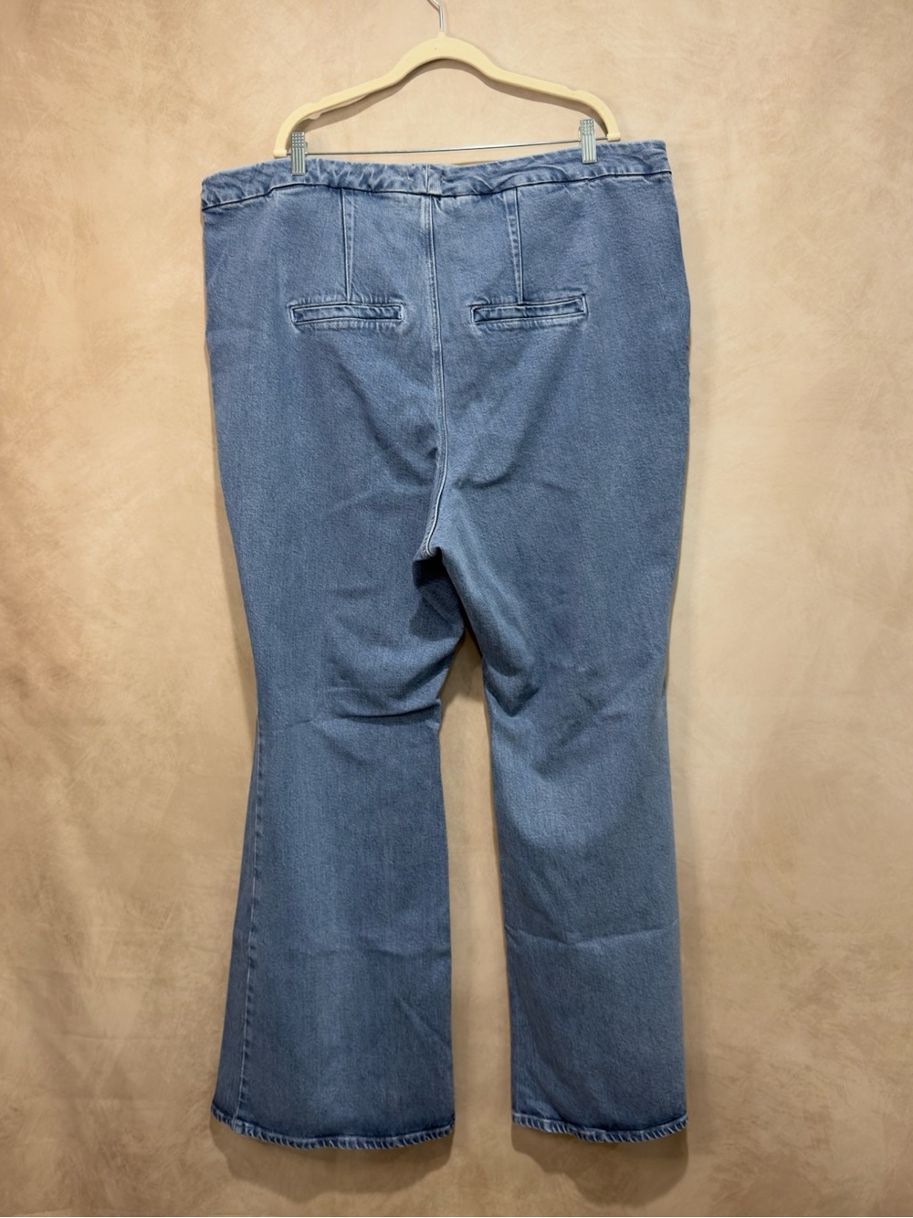 Good American Good Flare Trouser Jeans Plus Size 26 (26W) Indigo 551 NWT - Picture 7 of 16